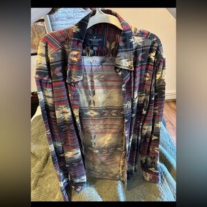 American Eagle western shirt (L)